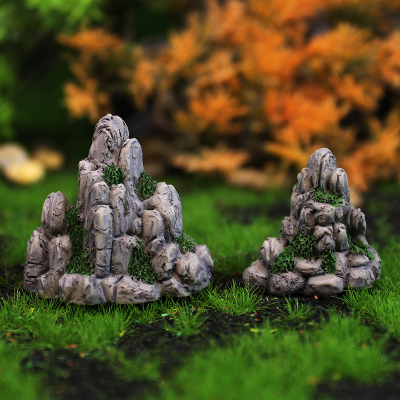 Bonsai Garden Miniature - Mini Berg Miniatuur Nep Steen Kunstmatig