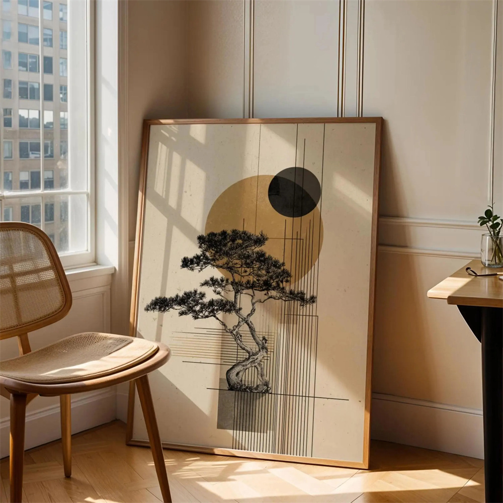 Bonsai Gardener - 1 stuk Japanse Bonsai wanddecoratie |