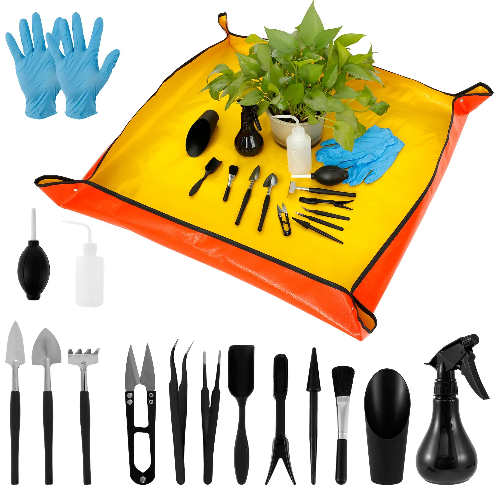 Bonsai Garden Miniature - 13/16 Stuks Tuin Sappige Planten Gereedschap