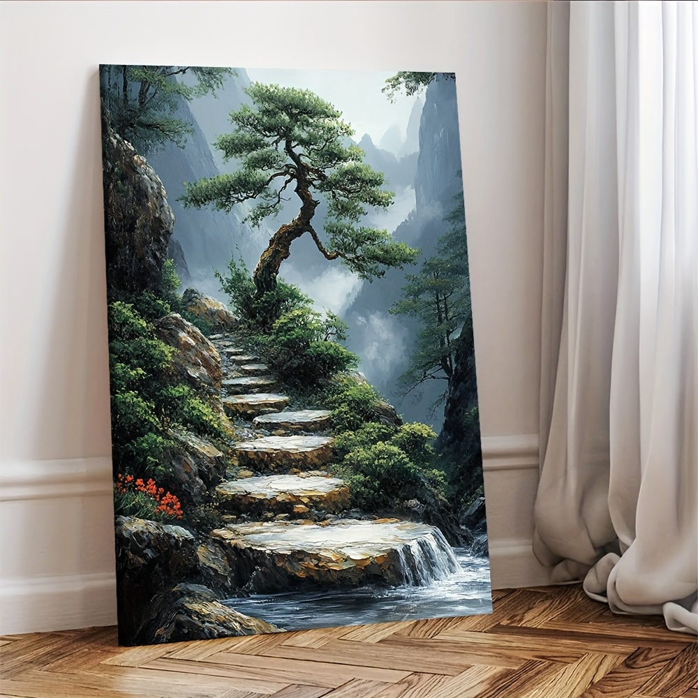 Zen Garden canvaskunstwerk met - Bonsai Vertical Garden recensie en prijs