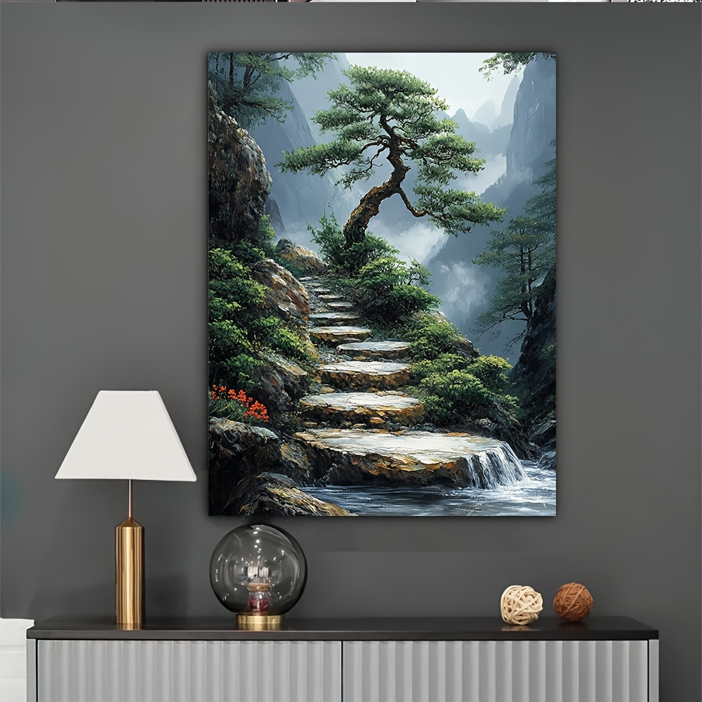 Zen Garden canvaskunstwerk met - Bonsai Vertical Garden recensie en prijs