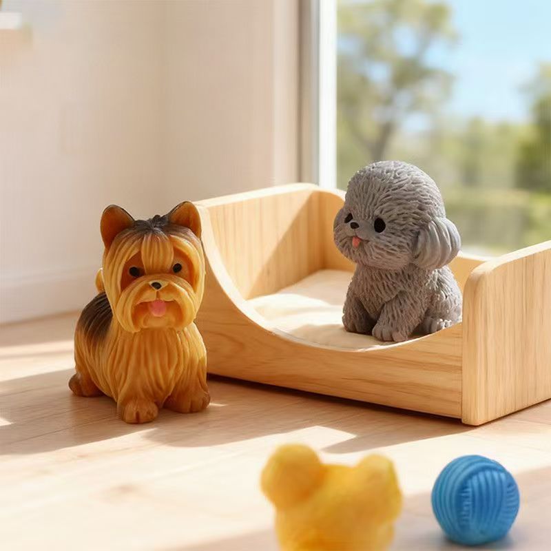 Schattig Teddy Poedel Puppy Kl - Bonsai Garden Miniature recensie en prijs