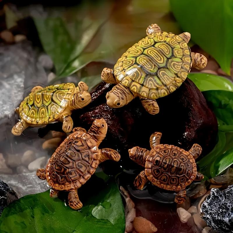 6 mini-schildpadbeelden voor a - Bonsai Garden Miniature recensie en prijs