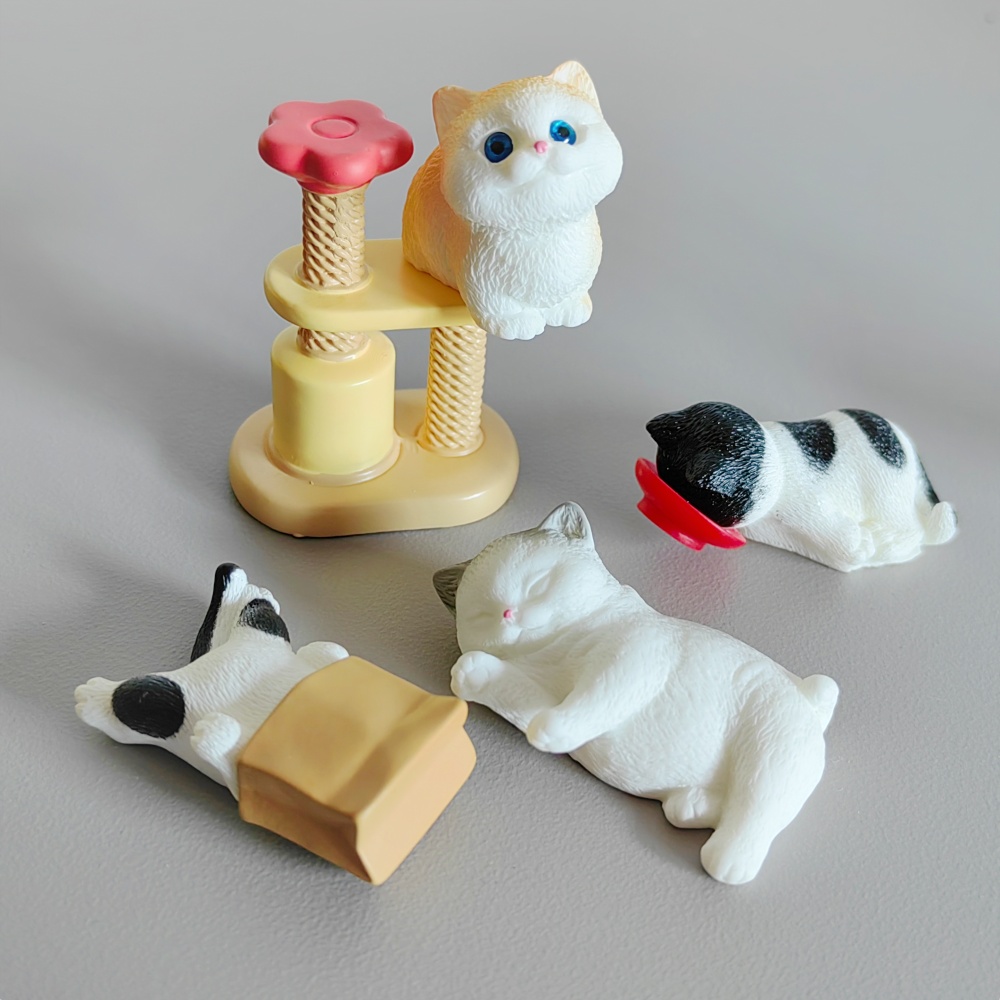 4 st Leuke Kat Klein Diermodel - Bonsai Garden Miniature recensie en prijs